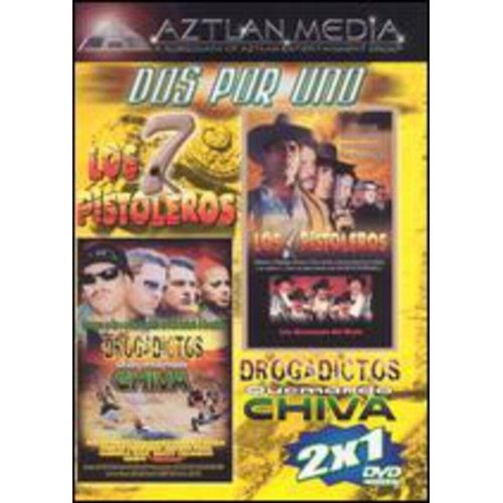 Los 7 Pistoleros/Drogadictos Quemando Chiva  DVD